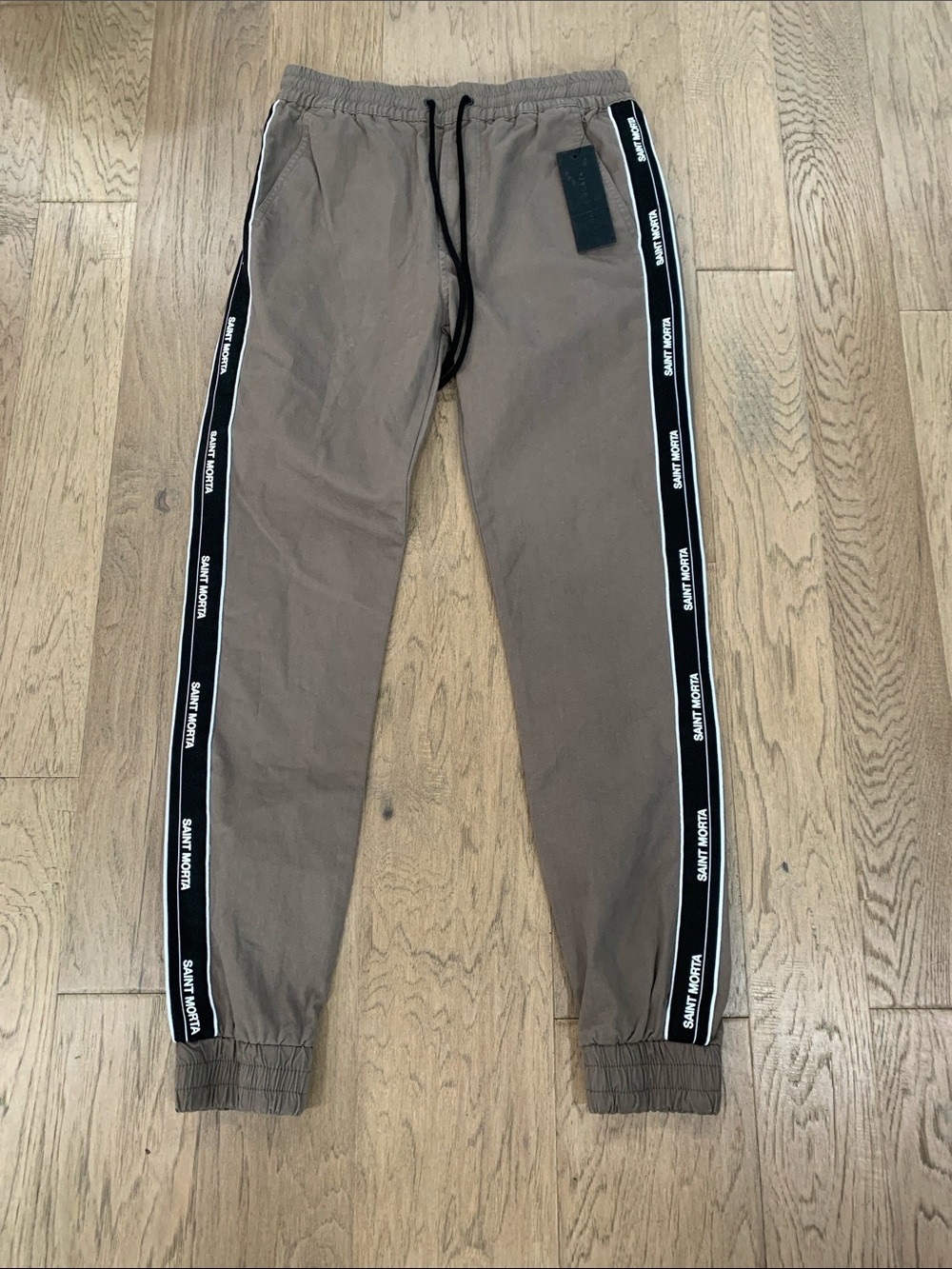 NWT Saint Morta Coleman Joggers with Black Side Tape Size Small